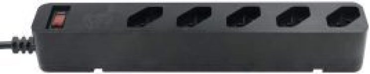 Filtro de Linha iClamper Energia 5 Tomadas – Preto