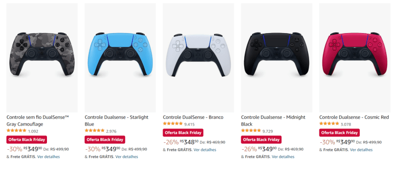 Controle Sem Fio Dualsense Starlight Blue - PS5 em Promoção na