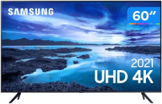 Smart TV Samsung LED 60" 4K UHD - UN60AU7700