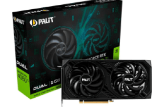 Placa de Video RTX 4060 Dual Palit NVIDIA GeForce 8GB GDDR6
