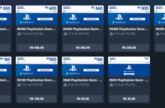 Gift Card Playstation com cupom de desconto na Nuuvem