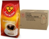 Recorrência  10 unds Pack de Café Torrado e Moído Tradicional, Pacote 500g 3 Corações